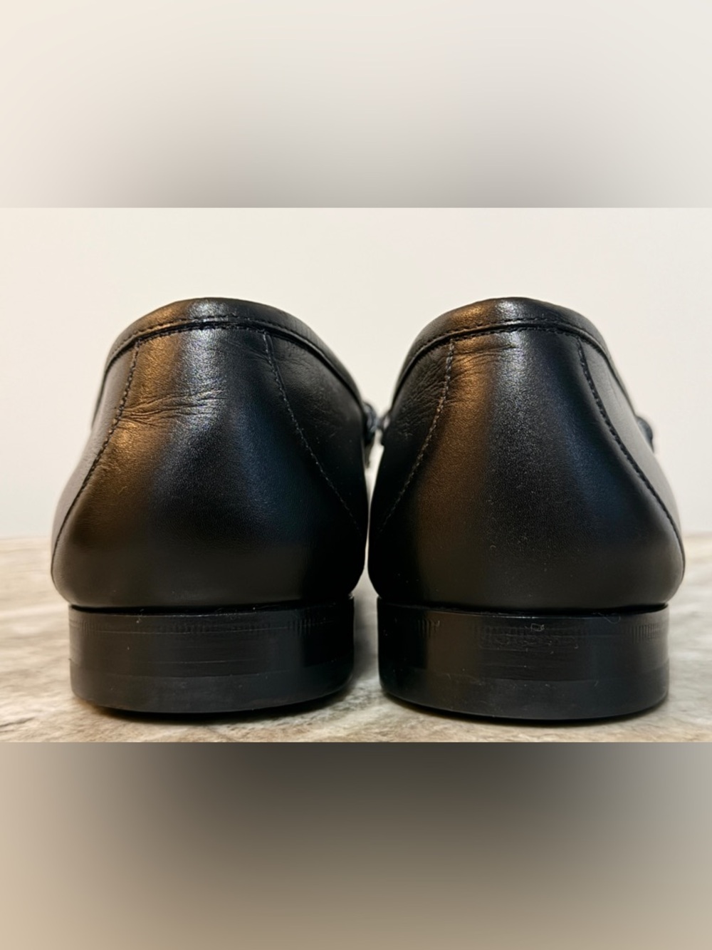 GUCCI 1953 Horsebit Leather Loafer Black Leather 13/ 13.5 US $1100 Jordaan NEW! - Picture 7 of 12